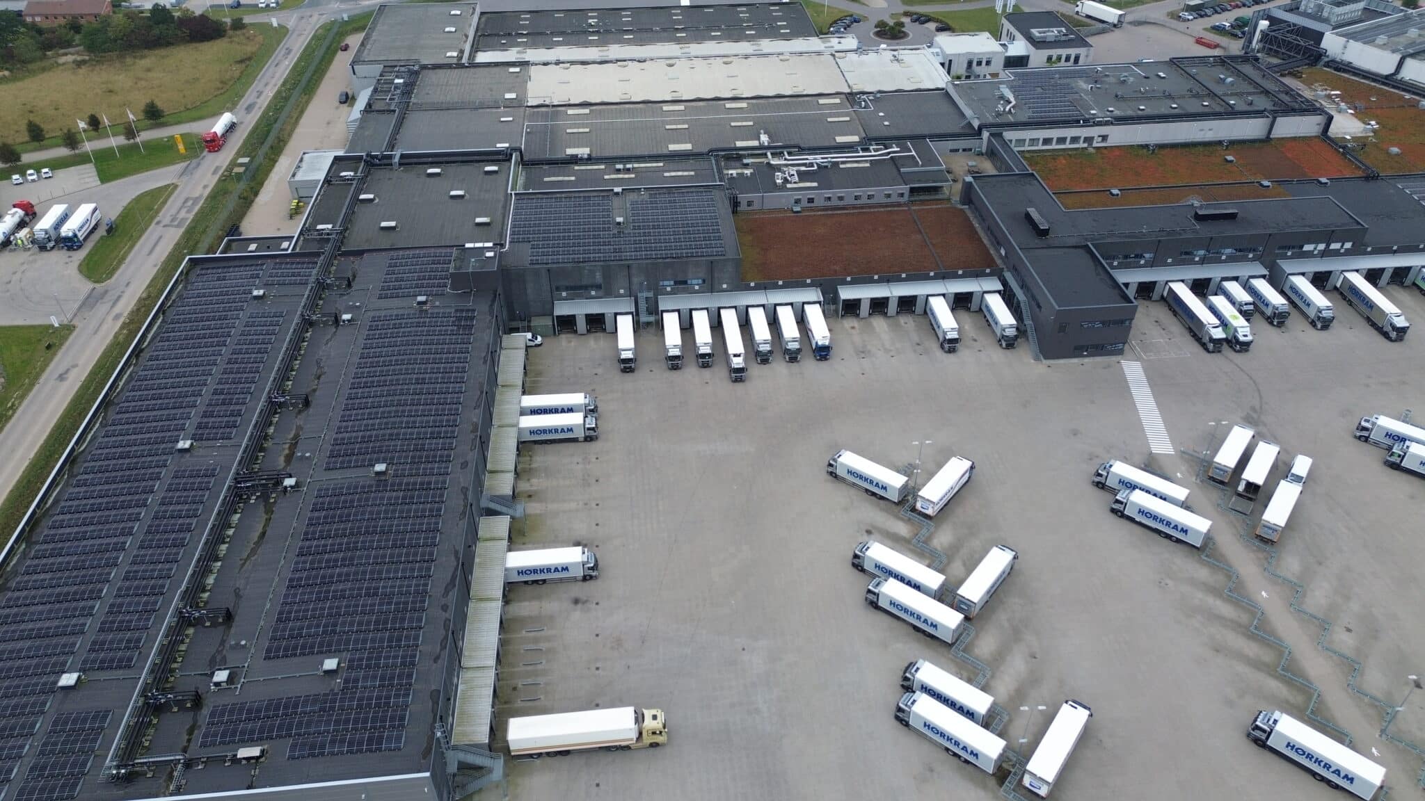 Solceller på taget til Hørkram
