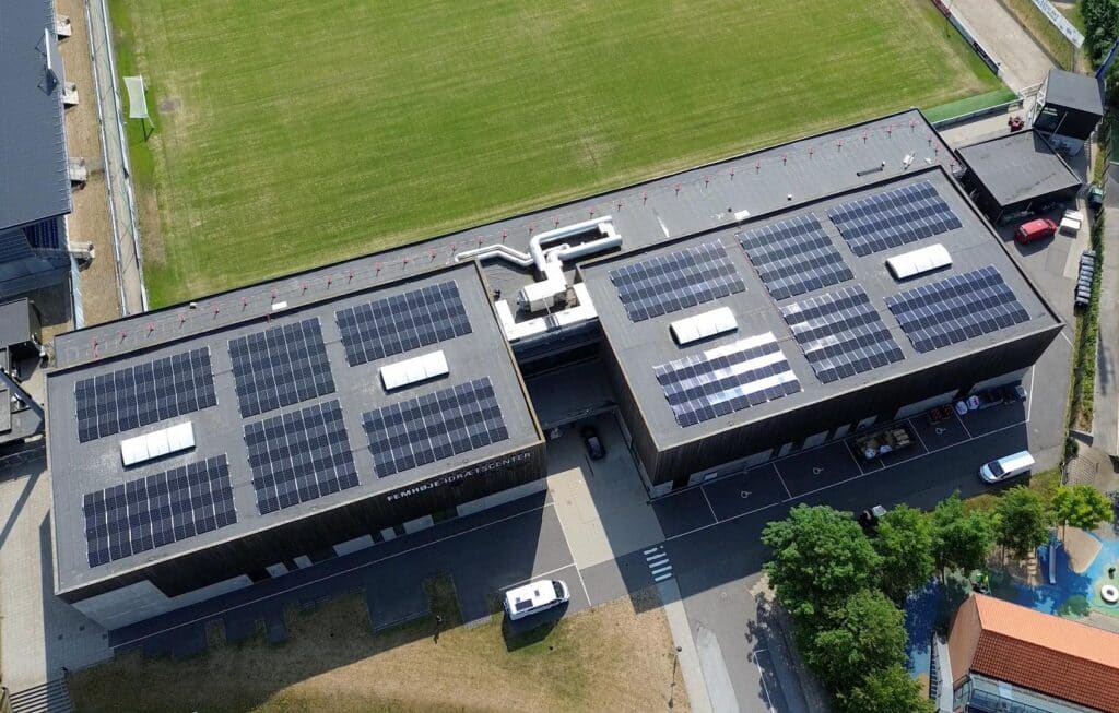 Solceller hos Hjørring privat skole